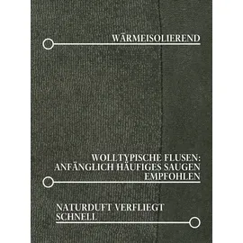 Villeroy & Boch Wollteppich Kivi", grün Natur grün), H:17mm Ø:160cm, Nylon, Wolle, Teppiche, Teppich, Handgewebt, Wolle, Bordüre, Einfarbig, Läufer, Wohnzimmer, Organisch