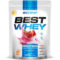 Whey Protein Pulver - Best Whey Protein - Protein Pulver - Iso Whey Protein - Protein Whey - Whey Isolate - Whey Protein Isolate - Whey Isolate Protein Pulver - 500 g (Erdbeere)