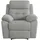 OTTO home Relaxsessel Lannilis Webstoff 97 x 100 x 92 cm Hellgrau mit Liegefunktion