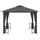 vidaXL 318541 Pavillon mit Seitenwänden & Doppeldach 3 x 3 m anthrazit