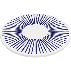 ZASSENHAUS Untersetzer NORDIC LINES rund 20 cm Keramik mit Kork-Unterseite