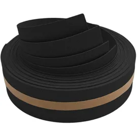 zaun|zu® Sichtschutzstreifen 255 x 4,7 cm Schwarz Kunststoff 2 St.