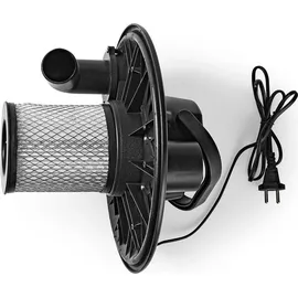 Nedis Aschesauger Aluminium 18 l 800 W Schwarz