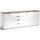 Sideboard 240 x 89 x 43 cm Weiß Hochglanz