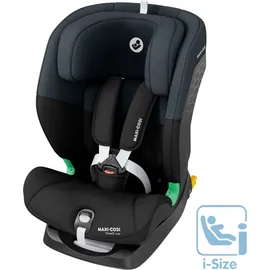 Maxi-Cosi Titan S i-Size, Mitwachsender Kindersitz, 15Monate–12Jahre (76–150cm), ISOFIX Kindersitz Auto, 5 Sitzpositionen, 13 Kopfstützenstufen, G-CELL-Schutz, 5-Punkt-Sicherheitsgurt, Tonal Black