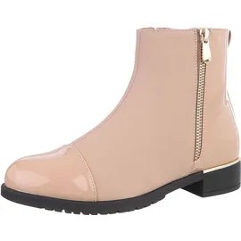 Ital-Design Stiefelette in Beige | Gr.: 36