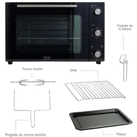 Kitchen Move Multifunktionsofen 22l 1300w Schwarz