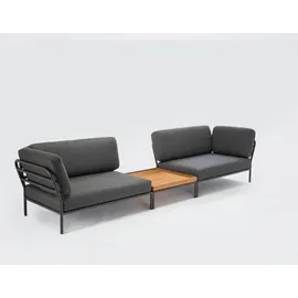 Houe LEVEL Loungesofa dunkelgrau/silber