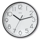 Hama Wanduhr Salina weiß schwarz Kunststoff, Ø 22,0 cm
