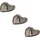 Creativ deco Kerzenhalter in eleganter Herzform 3er Set