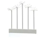 MARELIDA LED Fensterleuchter mit je 20 LED Batterie L:27cm weiß