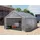 TOOLPORT Lagerzelt 3,00 x 6,00 m grau mit UV-Schutz