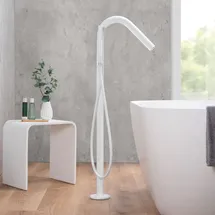 Fortis Brera Wannenarmatur Weiß Matt