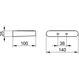 Keuco Seifenschale Glas/Metall transparent