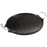 Garcima Grillplatte Ø 32 cm Gusseisen Weiß