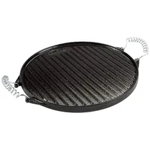 Garcima Grillplatte Ø 32 cm Gusseisen Weiß