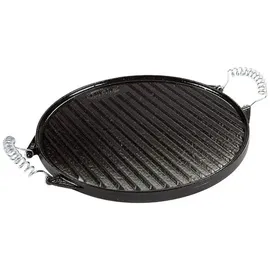 Garcima Grillplatte Ø 32 cm Gusseisen Weiß