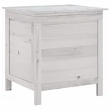 furnicato Gartentruhe 50 x 49 x 56,5 cm Weiß