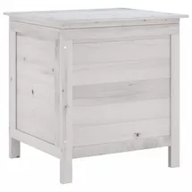 furnicato Gartentruhe 50 x 49 x 56,5 cm Weiß