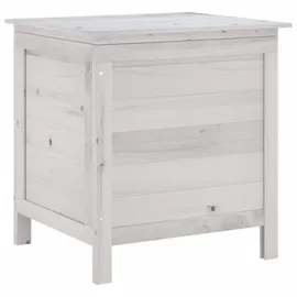 furnicato Gartentruhe 50 x 49 x 56,5 cm Weiß