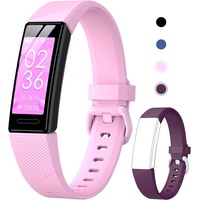 Fitness Armband Kinder,Fitness Tracker für Kinder mit Pulsmesser und Schlafmonitor, 11 Sportmodi Aktivitätstracker Kinder Fitnessuhr - Rosa