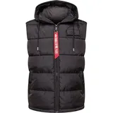 Alpha Industries Hooded Puffer Vest FD Schwarz XXL