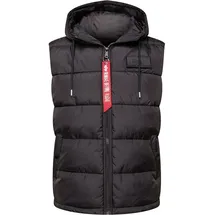 Alpha Industries Hooded Puffer Vest FD Schwarz XXL