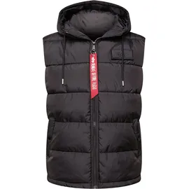 Alpha Industries Hooded Puffer Vest FD Schwarz XXL
