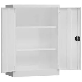 Classix Stahlschrank X-530327 signalweiß 92,0 x 42,0 x 120,0 cm, aufgebaut
