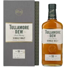 TULLAMORE D.E.W. 18 Years Old Single Malt Irish 41,3% vol 0,7 l Geschenkbox