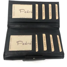 pedro Natural Geldbörse Damen schwarz