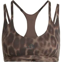 adidas Optime Leopard Braun/Schwarz L