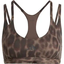 adidas Optime Leopard Braun/Schwarz L