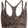 adidas Optime Leopard Braun/Schwarz L