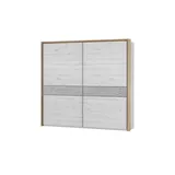 Sconto Kleiderschrank Birmingham 250 x 230 x 23 cm Holzfarben