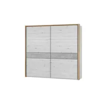 Sconto Kleiderschrank Birmingham 250 x 230 x 23 cm Holzfarben