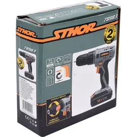 STHOR Akku-Bohrschrauber 18V inkl. 1 x 2,0 Ah + Ladegerät