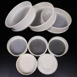 EEASSA Lebensmittelfilter, 1 Stück, 8–500 Maschen, 20 cm, rundes Mehlsieb, Lebensmittelqualität, Nylongewebe, Küchenbohnenfilter, Sieb, Laborpulverfilter, Siebsieb (Farbe: 18 Maschen, 1 mm, Größe: 20