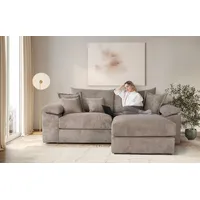 OTTO home Eckcouch Cord 3-Sitzer Beige
