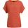 GOLDNER Kurzarm Baumwoll-Strickshirt orange 42