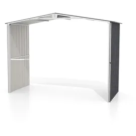 Globel Erweiterungselement 410 für Gerätehäuser "Worker" und 'parker', Anthrazit