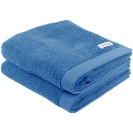 Tom Tailor Color Bath Handtuch 50 x 100 cm cool blue 2 St.