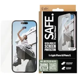 SAFE. by PanzerGlass Displayschutz iPhone 16 UWF