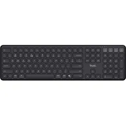 Vaiya Heimbüro Tastatur RF Wireless + Bluetooth 2.4 GHz  (Schwarz)