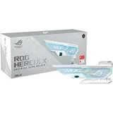 Asus ROG Herculx Grafikkartenhalter White (Stützhöhe 72-128 mm, integriertes 3D-ARGB-Element, Aura Sync, inkl. Wasserwaage, weiß)