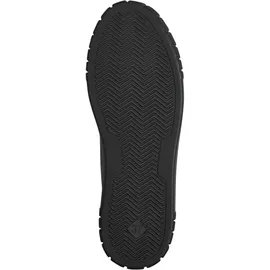 Marco Tozzi Damen Plateau Sneaker mit Lederanteil mit Schnürsenkeln, Schwarz 38 EU