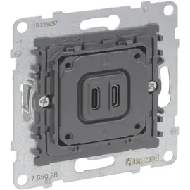 Legrand SEANO 2-fach USB-Ladesteckdose Typ C 2 St.