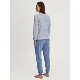 CALIDA Soft Dreams Pyjama Blau 44/46