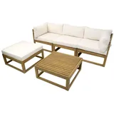 Green Spirit Karmoy Loungeset braun/beige