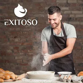 Exitoso Brot-Garkorb oval - Beige